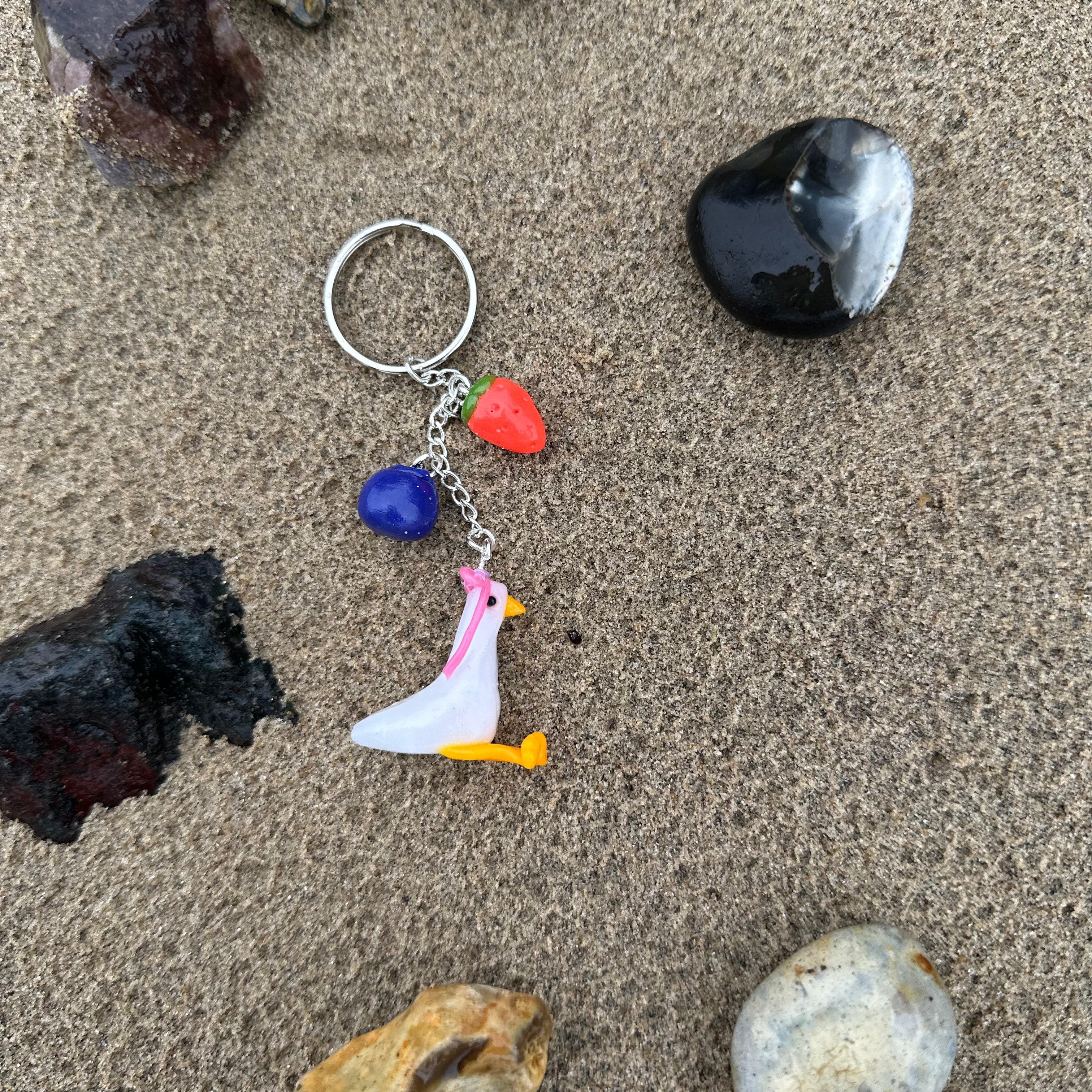 Penny the Goose Keychain