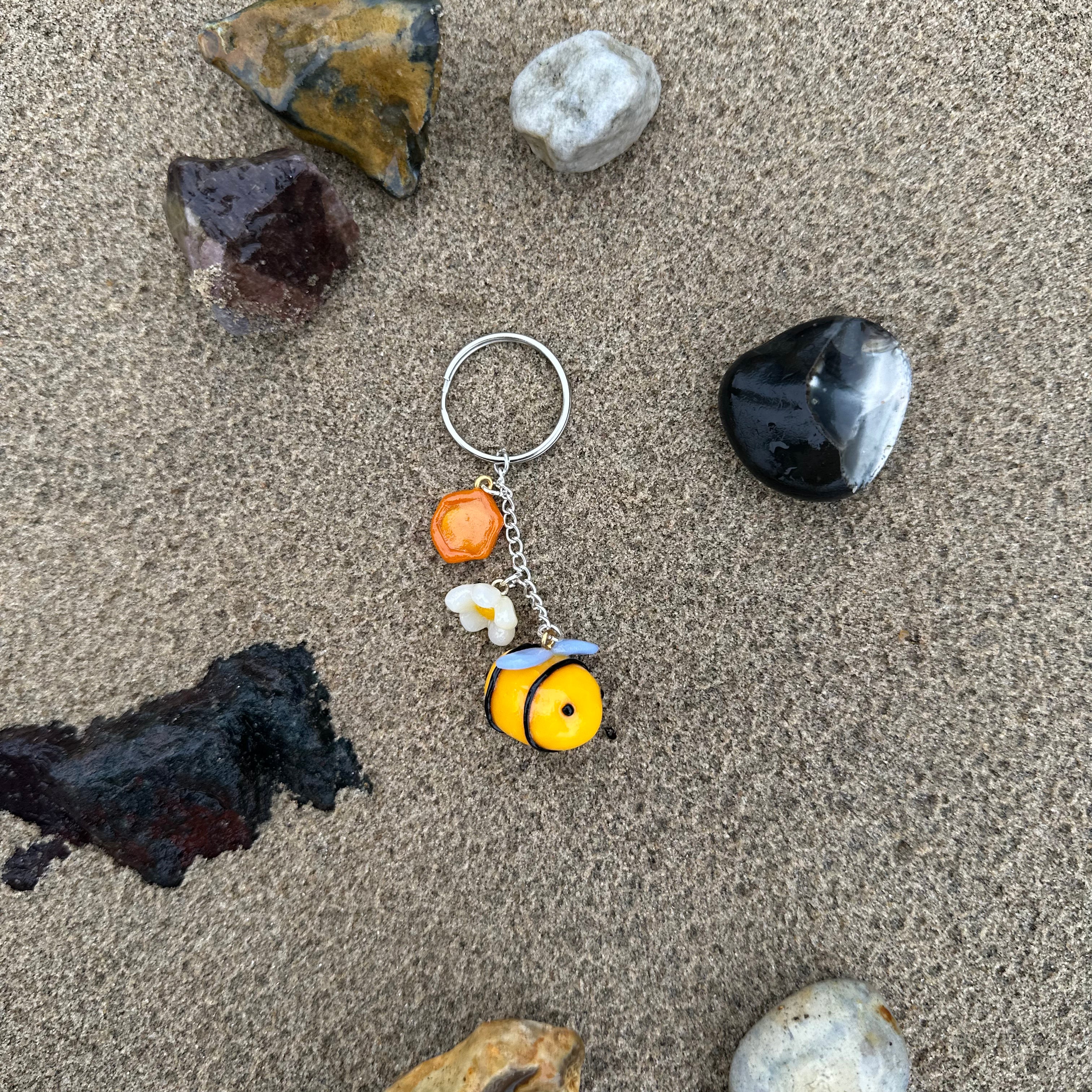 Bella the Bee Keychain